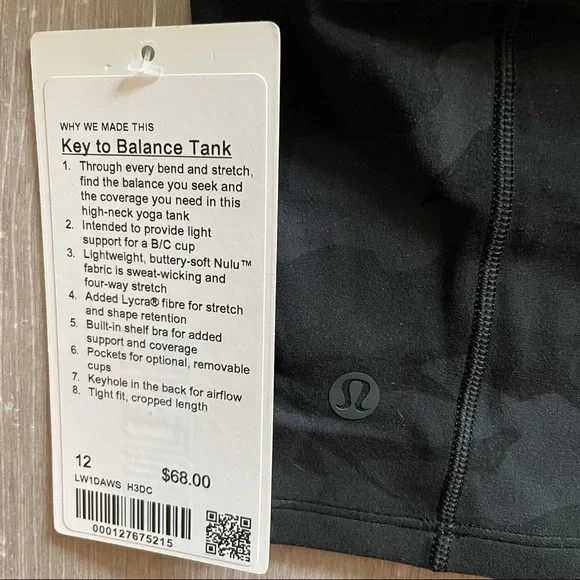 Lululemon Key to Balance Tank - Camo - Picture 4 of 4
